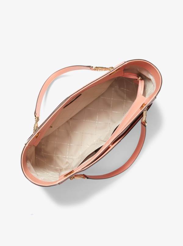 Damske Prenosná Taška Michael Kors Jet Set Large Color-Block Logo Viacfarebný - Kabelky Michael Kors Nejlevnejsi | JWBMN-1748